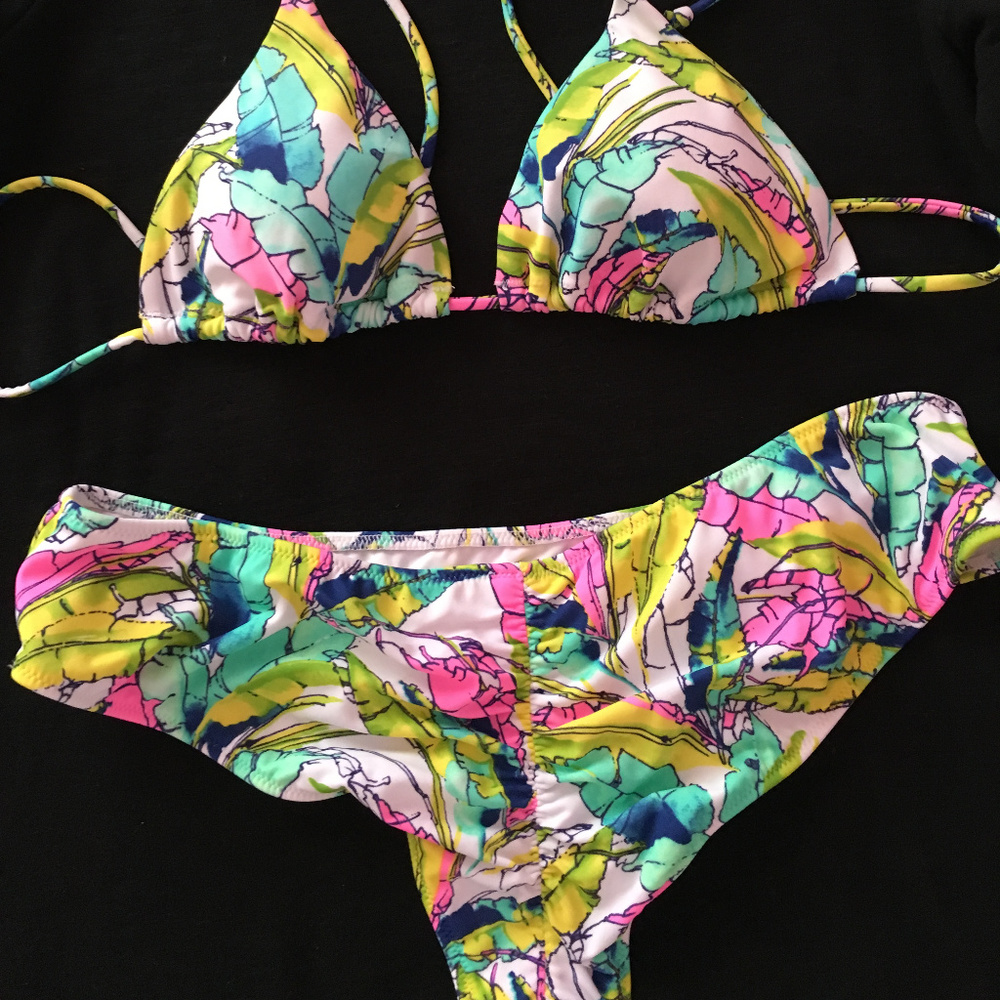 Victoria's Secret Halter Bikini Top & Bottom SET S